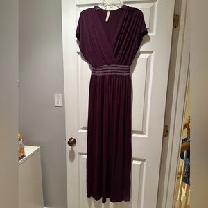 Gilli Deep Purple Maxi Dress
